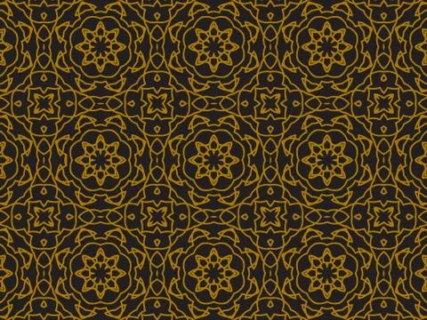 Pattern Gold Stock Illustration