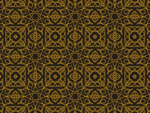 Pattern Gold Stock Illustration
