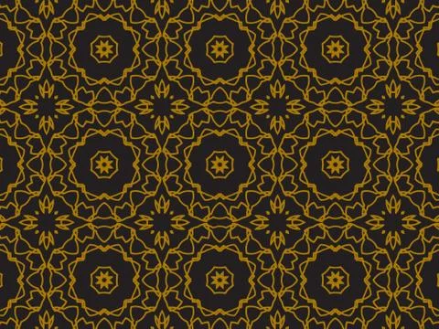 Pattern Gold Stock Illustration
