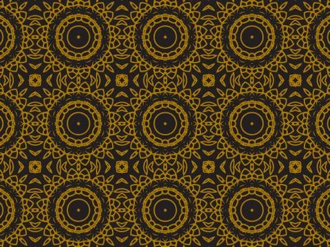 Pattern Gold Stock Illustration