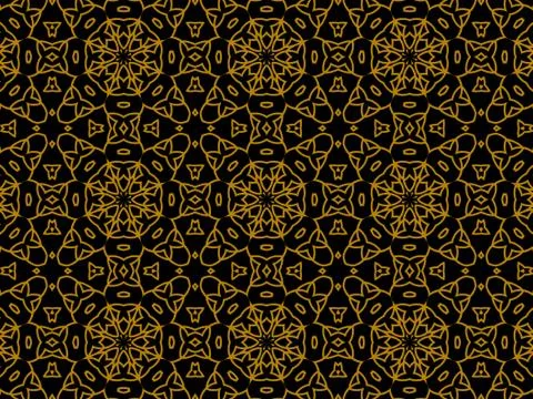 Pattern Gold Stock Illustration
