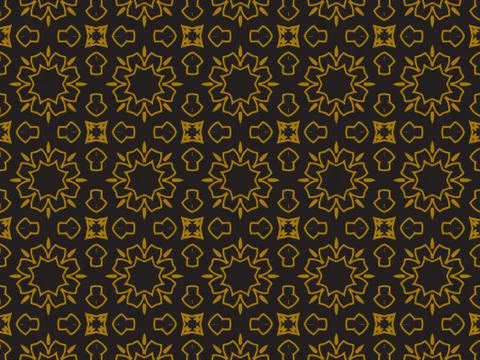 Pattern Gold Stock Illustration