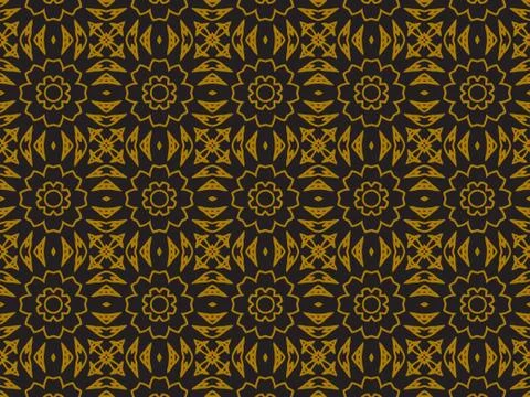 Pattern Gold Stock Illustration