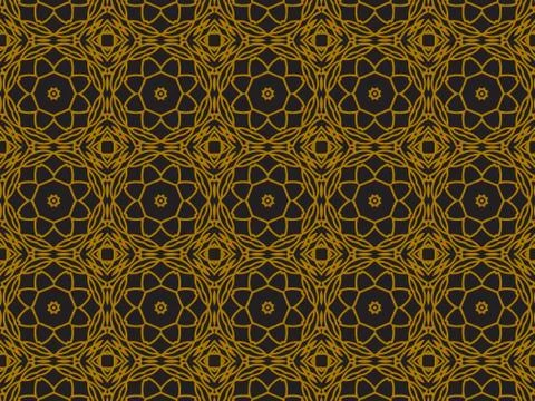Pattern Gold Stock Illustration
