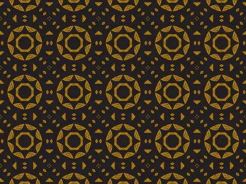 Pattern Gold Stock Illustration