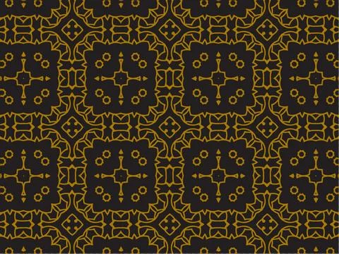 Pattern Gold Stock Illustration