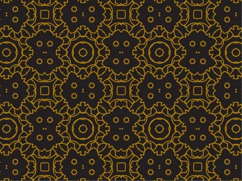 Pattern Gold Stock Illustration