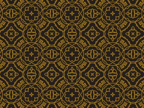 Pattern Gold Stock Illustration