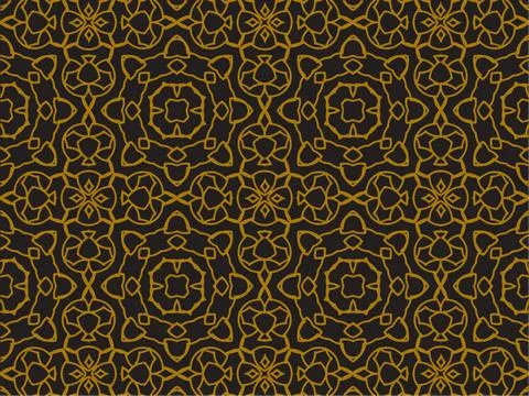 Pattern Gold Stock Illustration