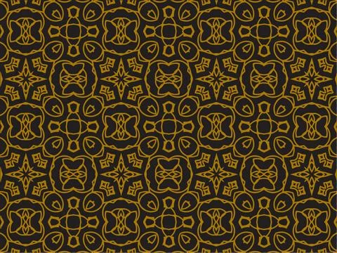 Pattern Gold Stock Illustration