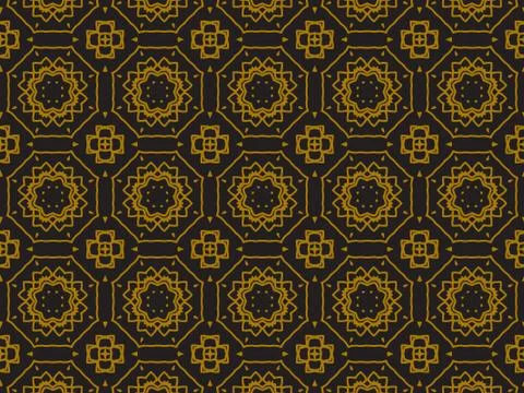 Pattern Gold Stock Illustration