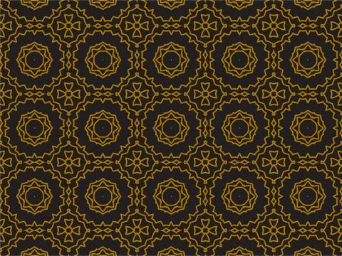 Pattern Gold Stock Illustration