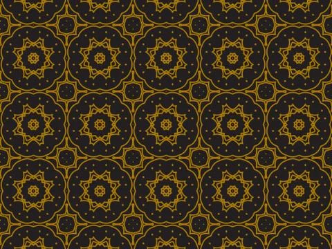 Pattern Gold Stock Illustration