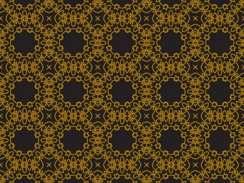Pattern Gold Illustrazione stock