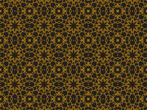 Pattern Gold Stock Illustration