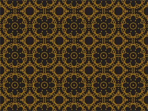 Pattern Gold Illustrazione stock