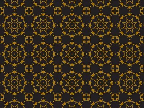 Pattern Gold Stock Illustration
