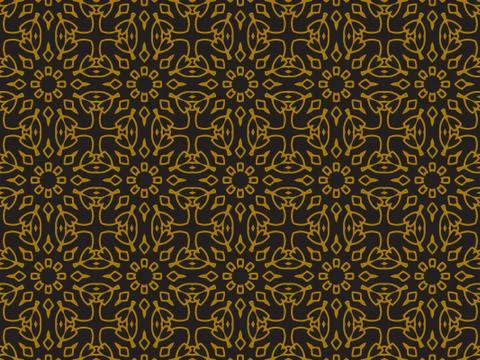 Pattern Gold Stock Illustration