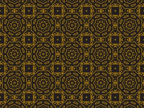 Pattern Gold Illustrazione stock