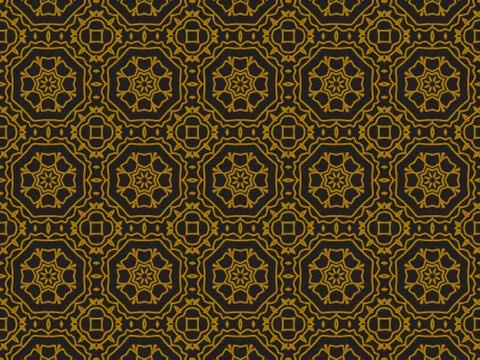 Pattern Gold Stock Illustration
