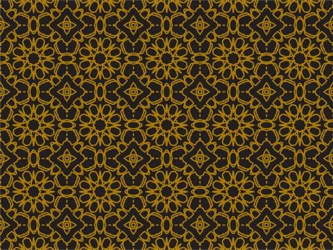 Pattern Gold Stock Illustration