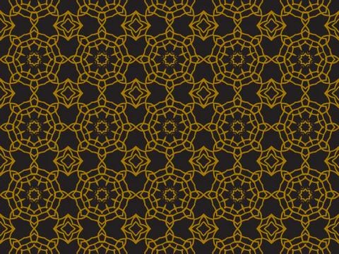 Pattern Gold Stock Illustration