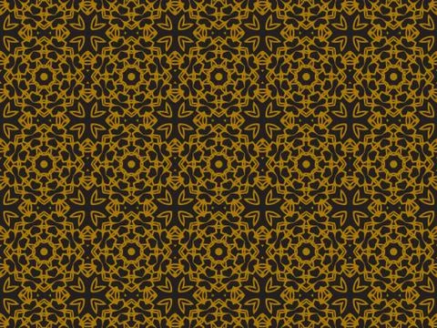 Pattern Gold Stock Illustration