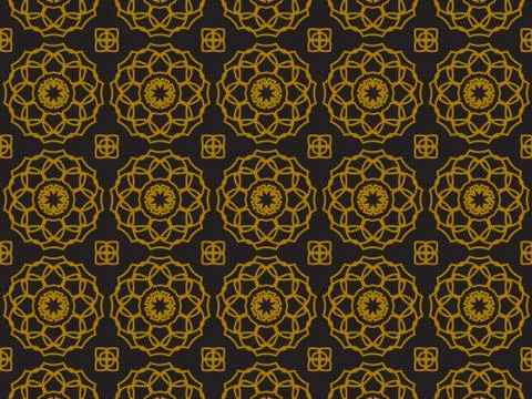Pattern Gold Stock Illustration