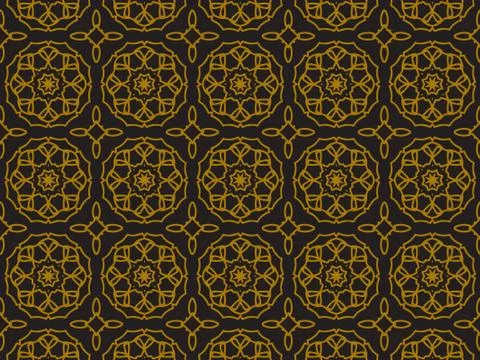 Pattern Gold Stock Illustration