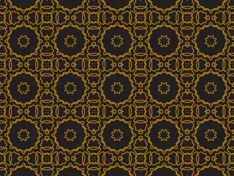Pattern Gold Illustrazione stock