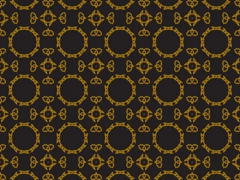 Pattern Gold Stock Illustration