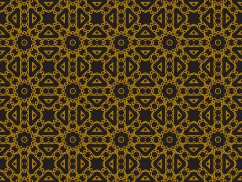 Pattern Gold Stock Illustration