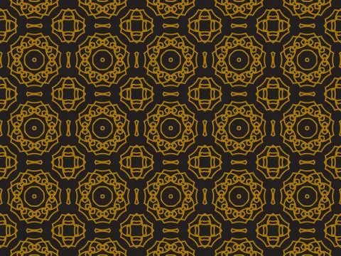 Pattern Gold Stock Illustration