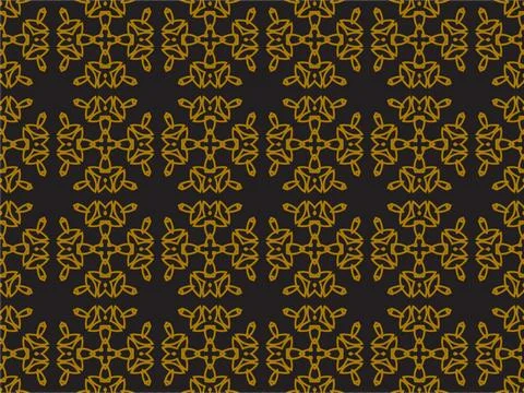 Pattern Gold Stock Illustration