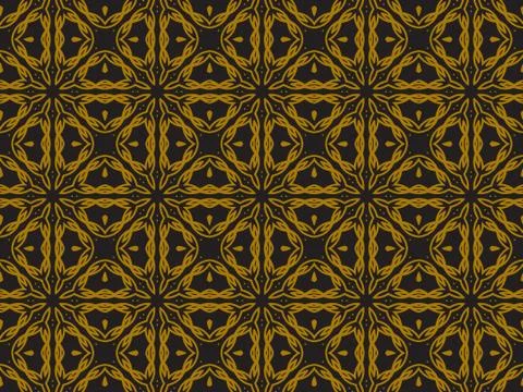 Pattern Gold Stock Illustration