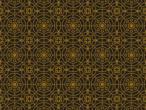 Pattern Gold Stock Illustration