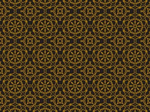 Pattern Gold Stock Illustration