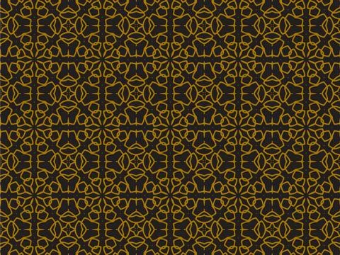 Pattern Gold Illustrazione stock