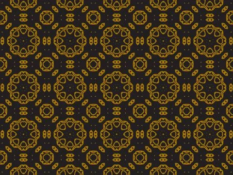 Pattern Gold Stock Illustration