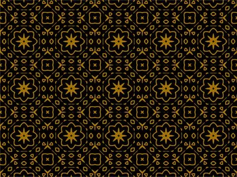 Pattern Gold Stock Illustration