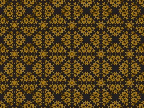 Pattern Gold Illustrazione stock