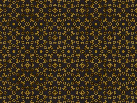 Pattern Gold Stock Illustration