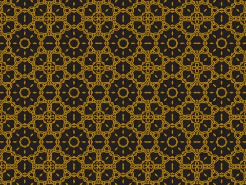 Pattern Gold Stock Illustration