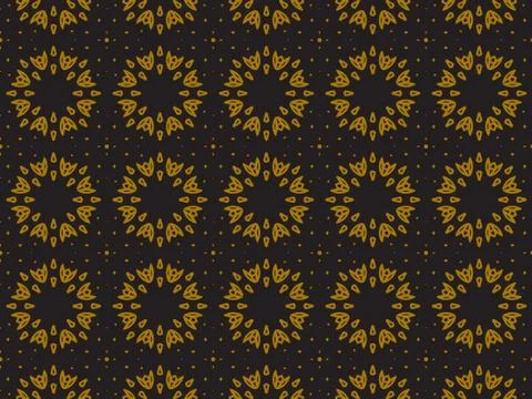 Pattern Gold Illustrazione stock