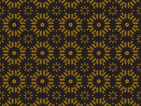 Pattern Gold Illustrazione stock