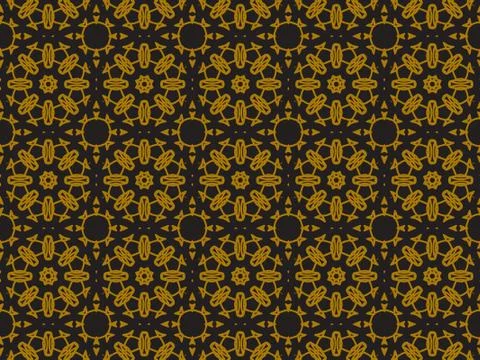 Pattern Gold Stock Illustration