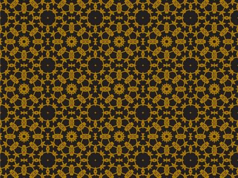 Pattern Gold Stock Illustration