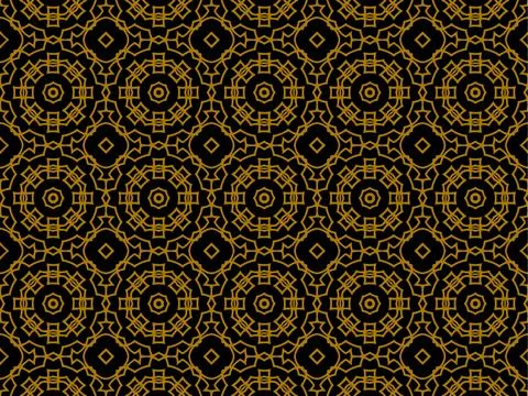 Pattern Gold Stock Illustration