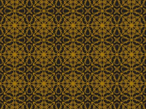 Pattern Gold Illustrazione stock