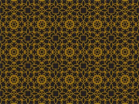 Pattern Gold Stock Illustration
